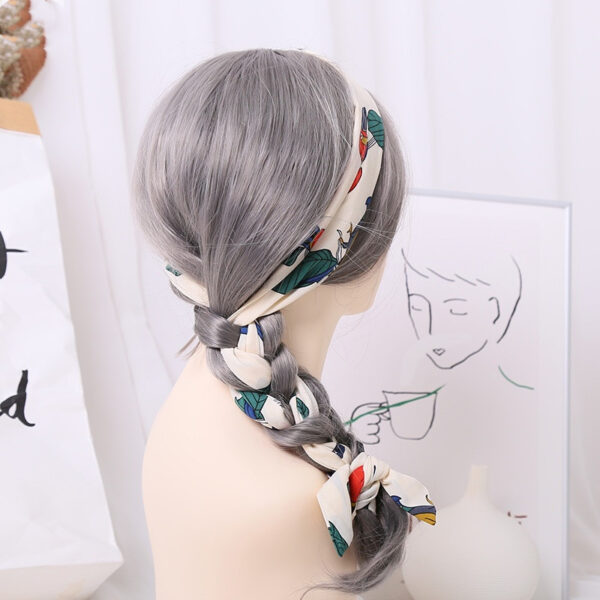 Women''s Net Red Head Rope  Braided Hair Retro Ribbon