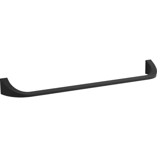 Katun 24 In. Wall Mount Towel Bar in Matte Black