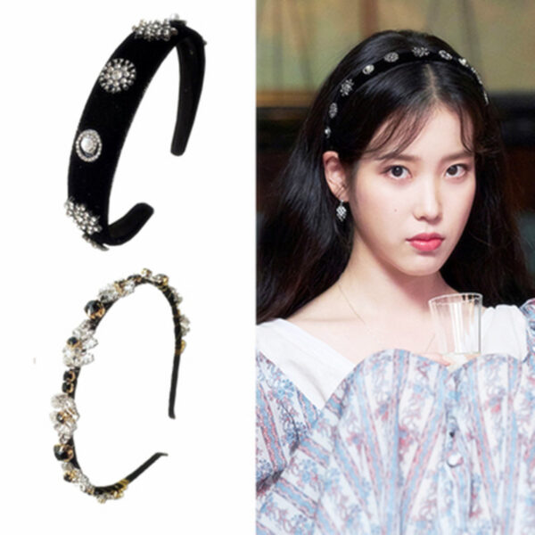 New Style Hair Accessories Snowflake Velvet Headband Women