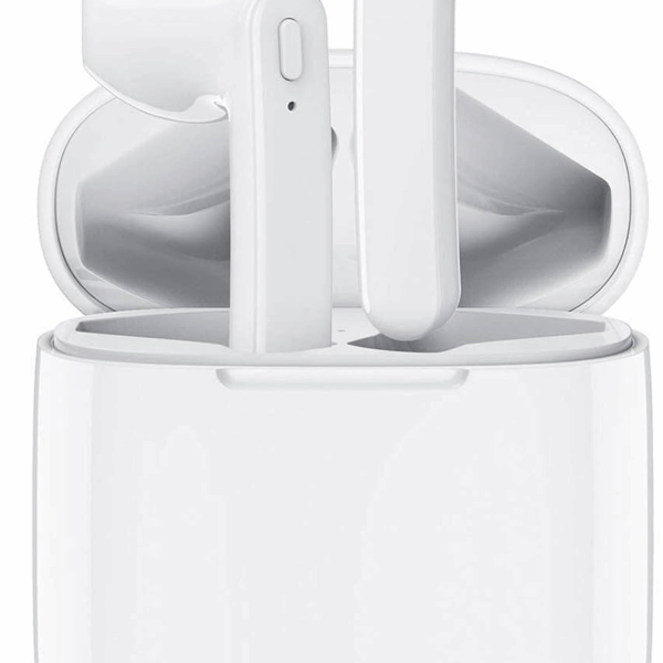 Wireless Earbuds Bluetooth Headphones, Touch Control Stereo Sound Bluetooth Earbuds with Mic, 35H Playtime Waterproof Wireless Ear Buds with Type C Charging Case for Iphone Android (White)