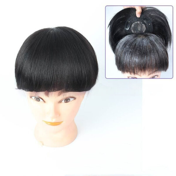 Wig Set Women With White Hair On The Head