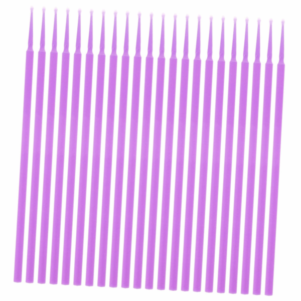 2Packs Makeup Brush Beauty Tools Medical Sticks Disposable Sticks Fluffy Packing Brush Makeup Essentials