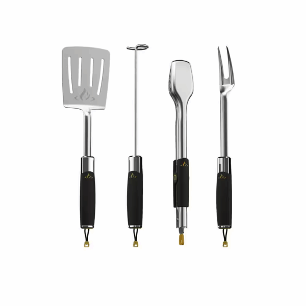Prime Black Outdoor Pellet Grill Kit - Outdoor Kitchen Accessories