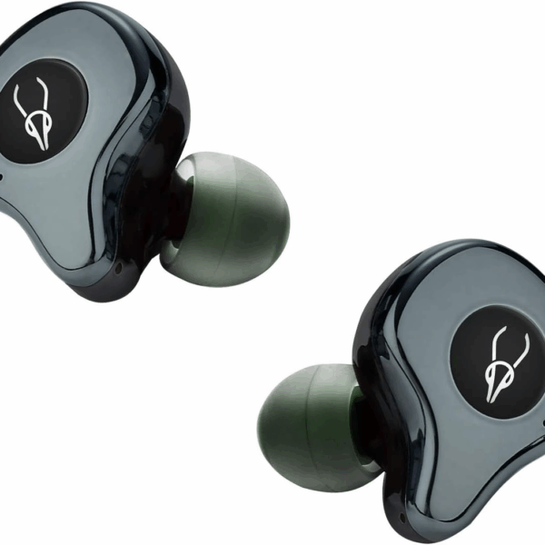 True Wireless Earbuds Bluetooth 5.0 Headphones - Besue Deep Bass Wireless Headphones for Sport/Workout, Noise Cancelling Bluetooth Earbuds for Galaxy/Iphone/Android 30H with Wireless Charging