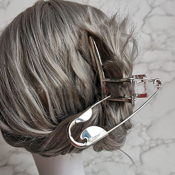 Metal Grab Clip Hair Banana Jewelry Hairpin For Women