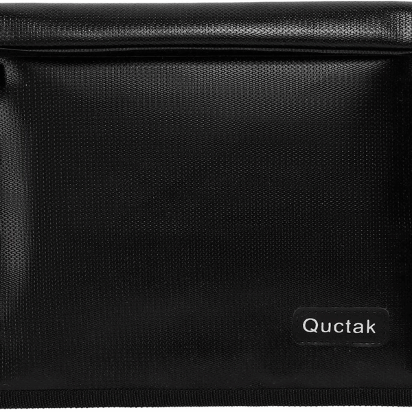 Faraday Bag, Signal Isolation Bag for Phones, Fireproof Shield Pouch, Prevents Hacking,Tracking,And Nfc/Wifi/Bluetooth for Tablets, Phones, Key Fobs (9.8"X11", Black)