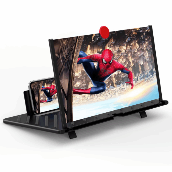 20 Inch Screen Magnifier for Phones 3D HD Projector Stand for Movies Gaming