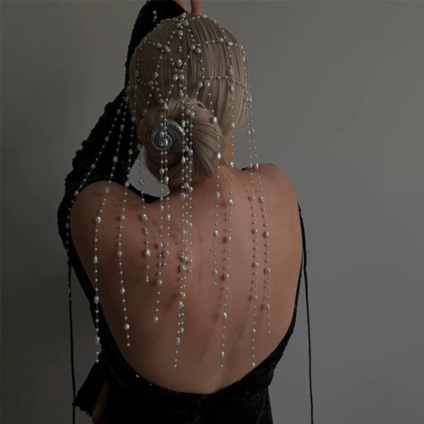 Fashion Website Tassel Pearl Headband Hair Accessory For Women