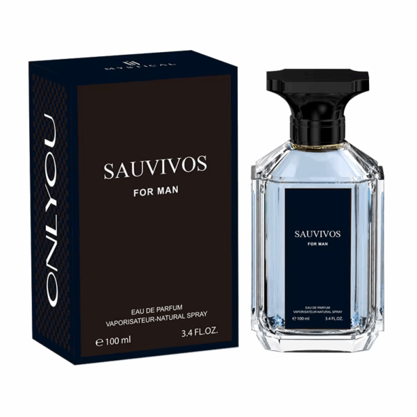 SAUVIVOS Men'S Perfume 100ML 3.4FL.OZ - Bergamot Lavender Fougere Notes Eau De Parfum for Men - Perfume Longlasting