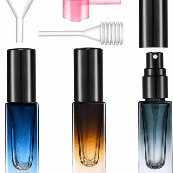 Travel Perfume Bottle Refillable, 3 Pcs 5Ml/0.17Oz Fine Mist Glass Perfume Spray