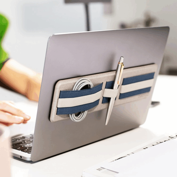 SHIFT Adhesive Portable Tech Organizer for Laptops, Notebooks, Backpack Insert | Computer Accessories | External HD Holder. Stick-On | Sleeve | Fits 12"-17" Laptops & A4 Notebooks | CHRISTMAS GIFT