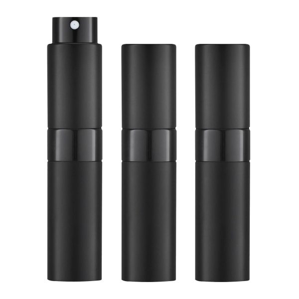 8ml Rotary Perfume Sample Spray Portable Aluminum Perfume Travel Refillable Bottle