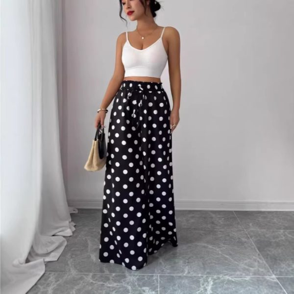 Cool Sun-protective Straight-leg Womens Linen Yamamoto Pants