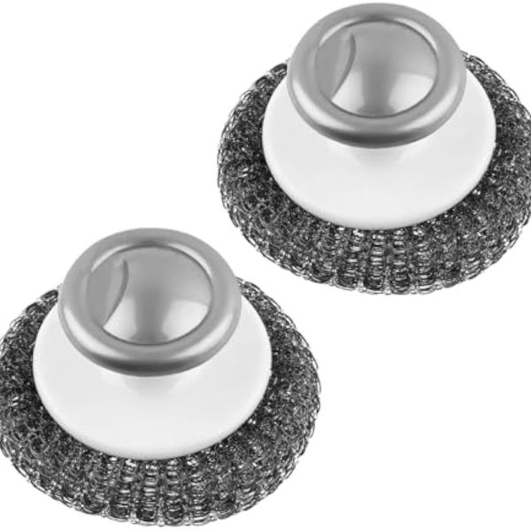 Stainless Steel Wool Scrubber, Scrubbing Scouring Pad, Steel Wool Scrubber For Kitchens, Bathroom And Kitchen Pots, Pans, Sink