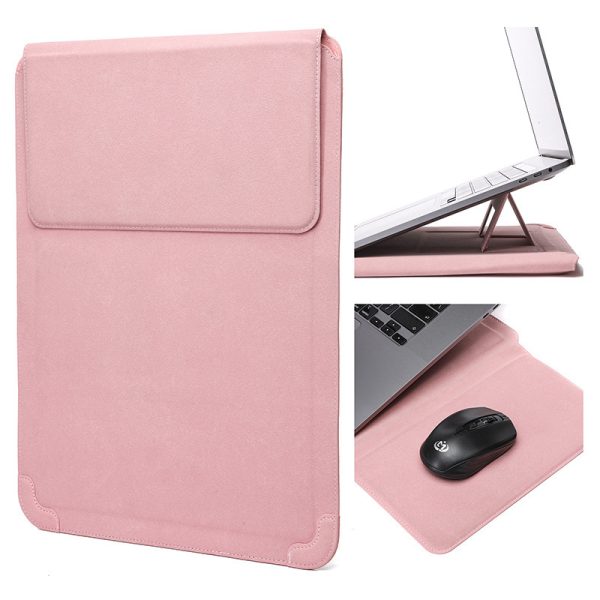 Laptop Sleeve With Built-in Bracket For Cooling Suitable For Slim And Lightweight Business Laptops