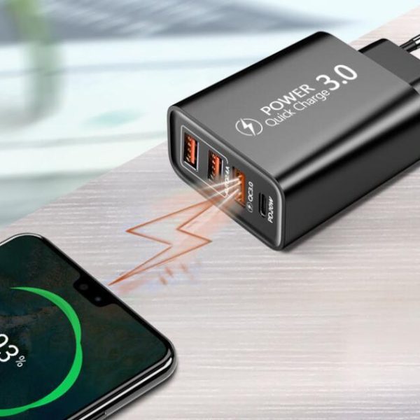 U.S. And European 3USB Mobile Phone Adapter