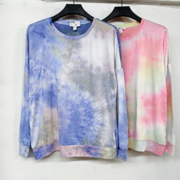 Casual Sporty Tie-dye Super Trendy Top