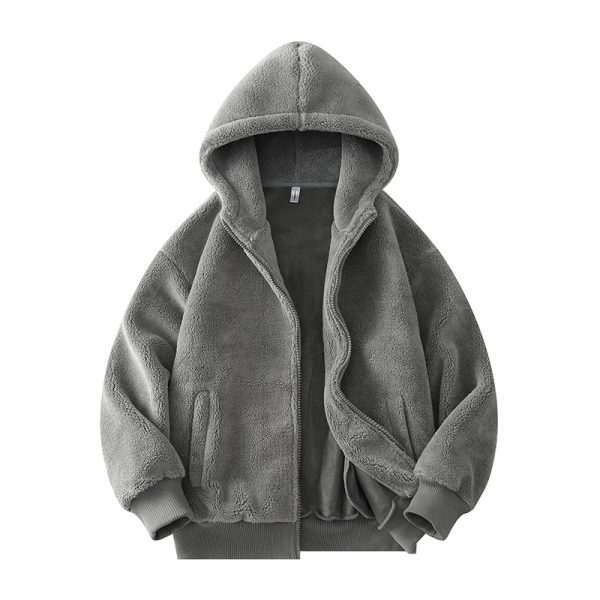 Women's Casual Fleece Cardigan Zip-Up Jacket
